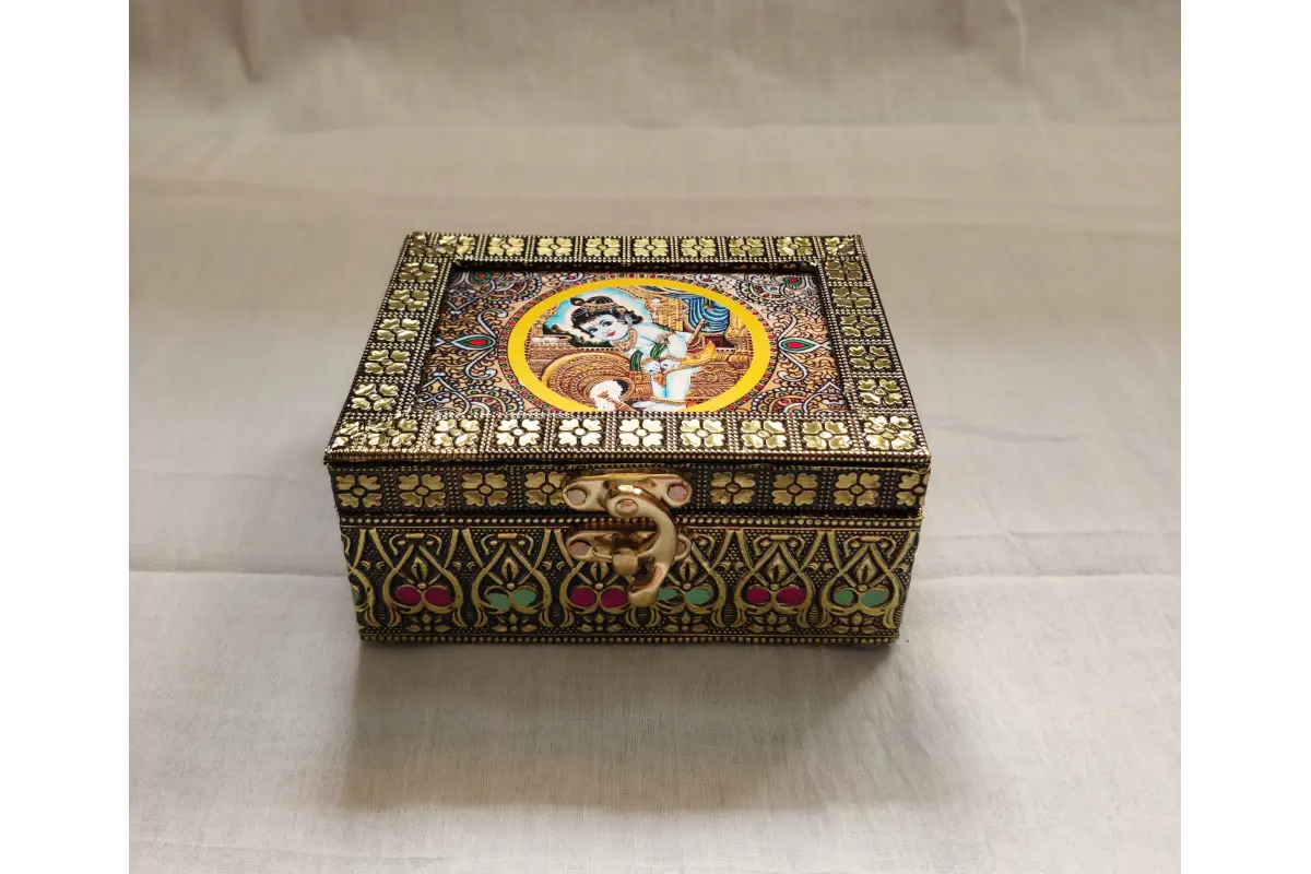 Child_Krishna_Print_Jewel_Box - Tambulya Return Gifts