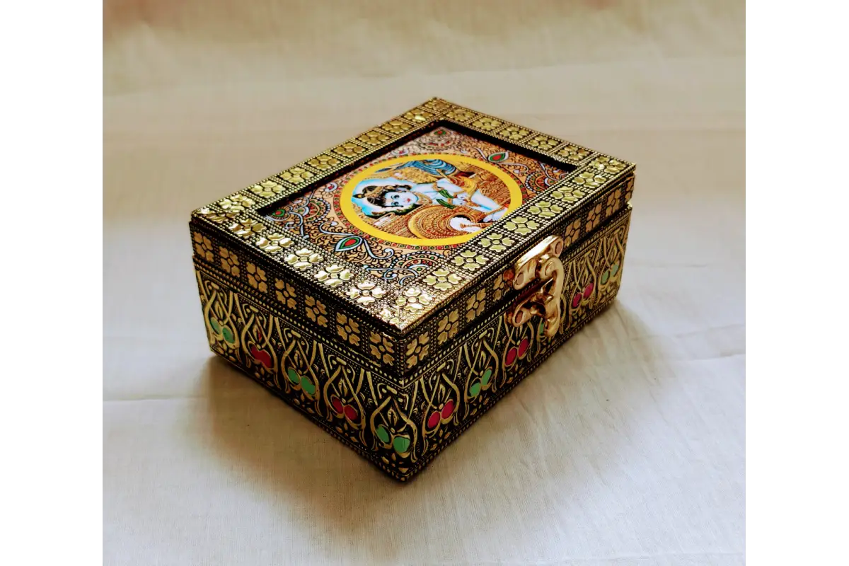 Child_Krishna_Print_Jewel_Box - Gift Ideas For Wedding