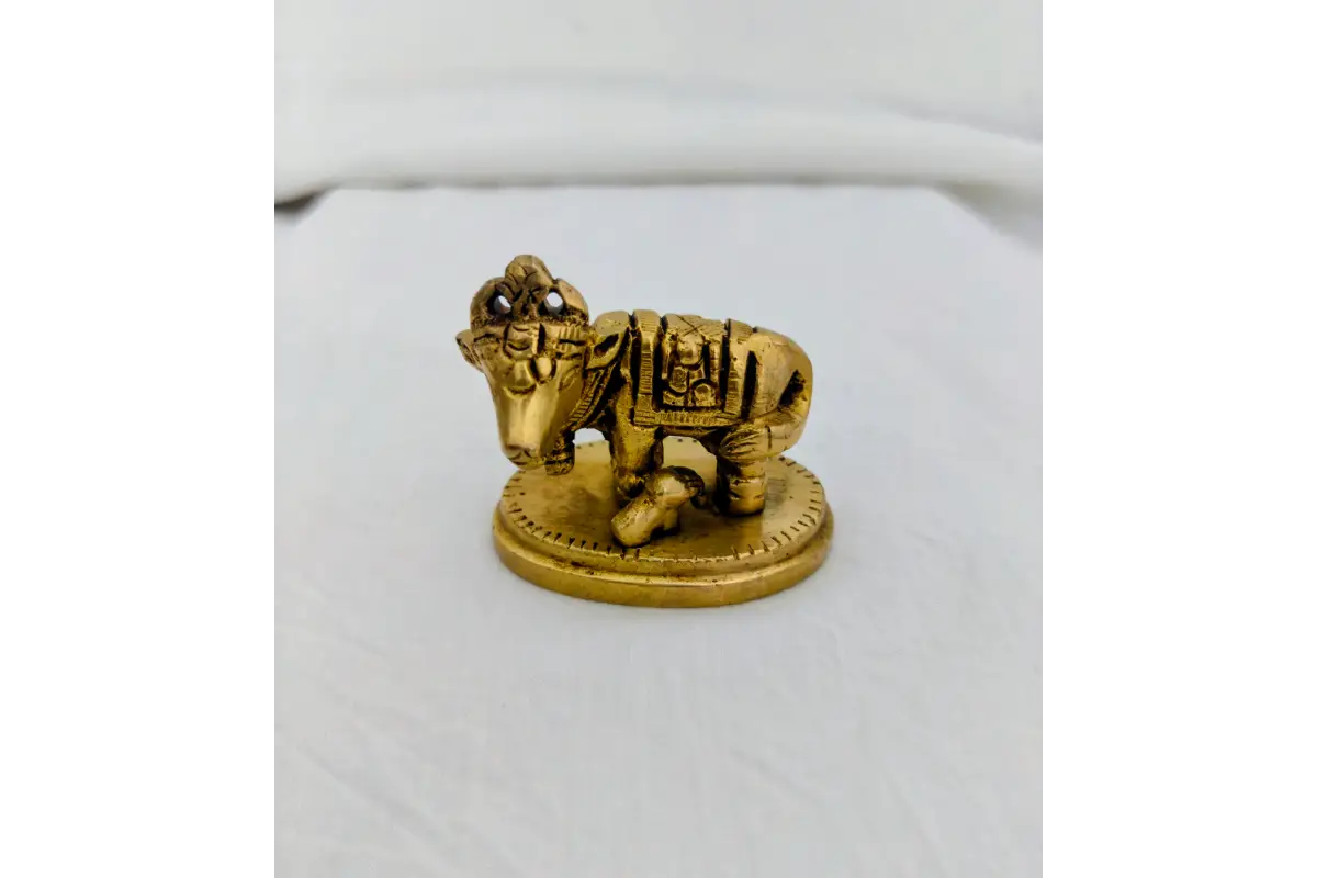 Authentic Brass Kamadhenu Statue – Varalakshmi Puja Essentials