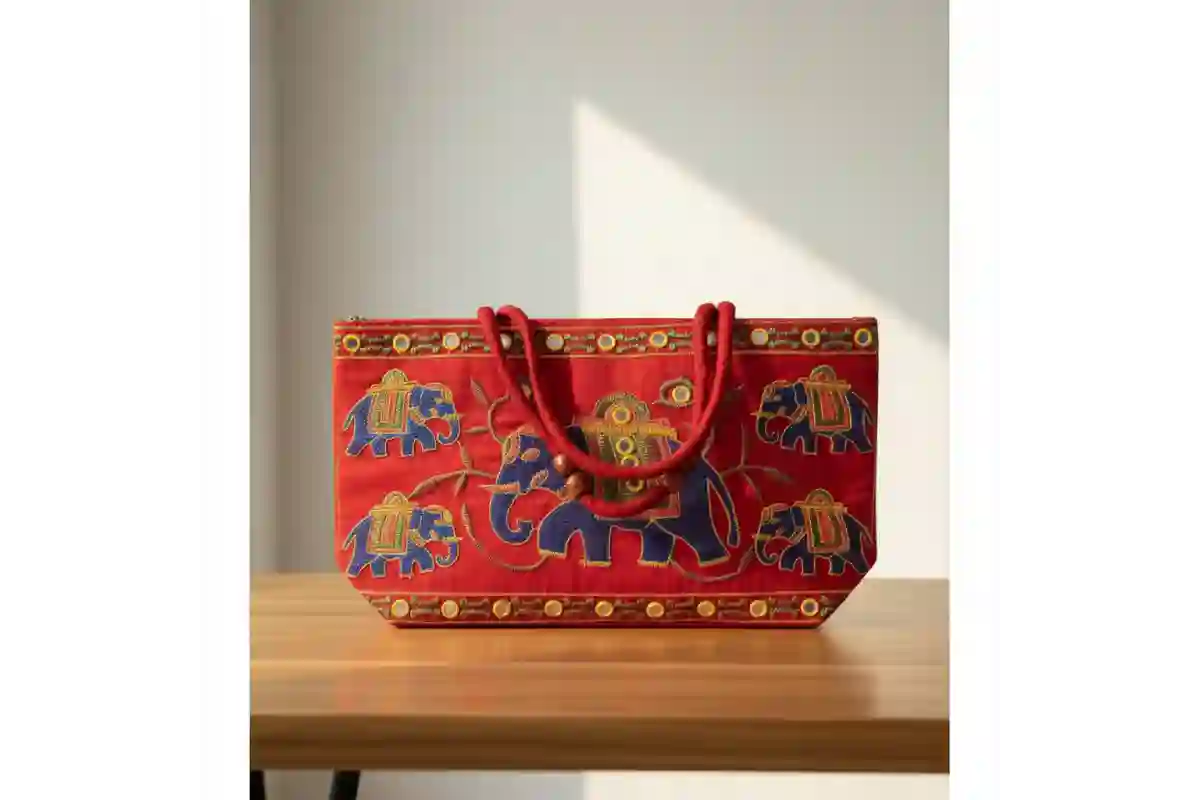 Designer Embroidered Handbag