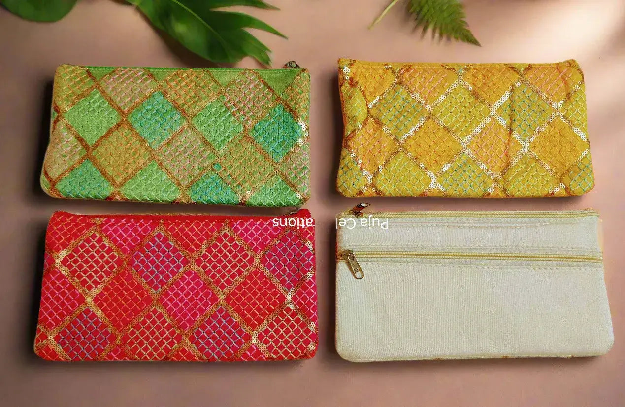 Designer Ladies Hand Purse - Puja Celebrations