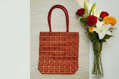 Designer Tote Handbag - Puja Celebrations