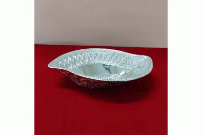 Side View of Designer Trays Silver