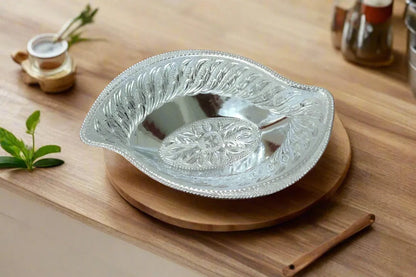 Designer Trays Silver - Puja Celebrations