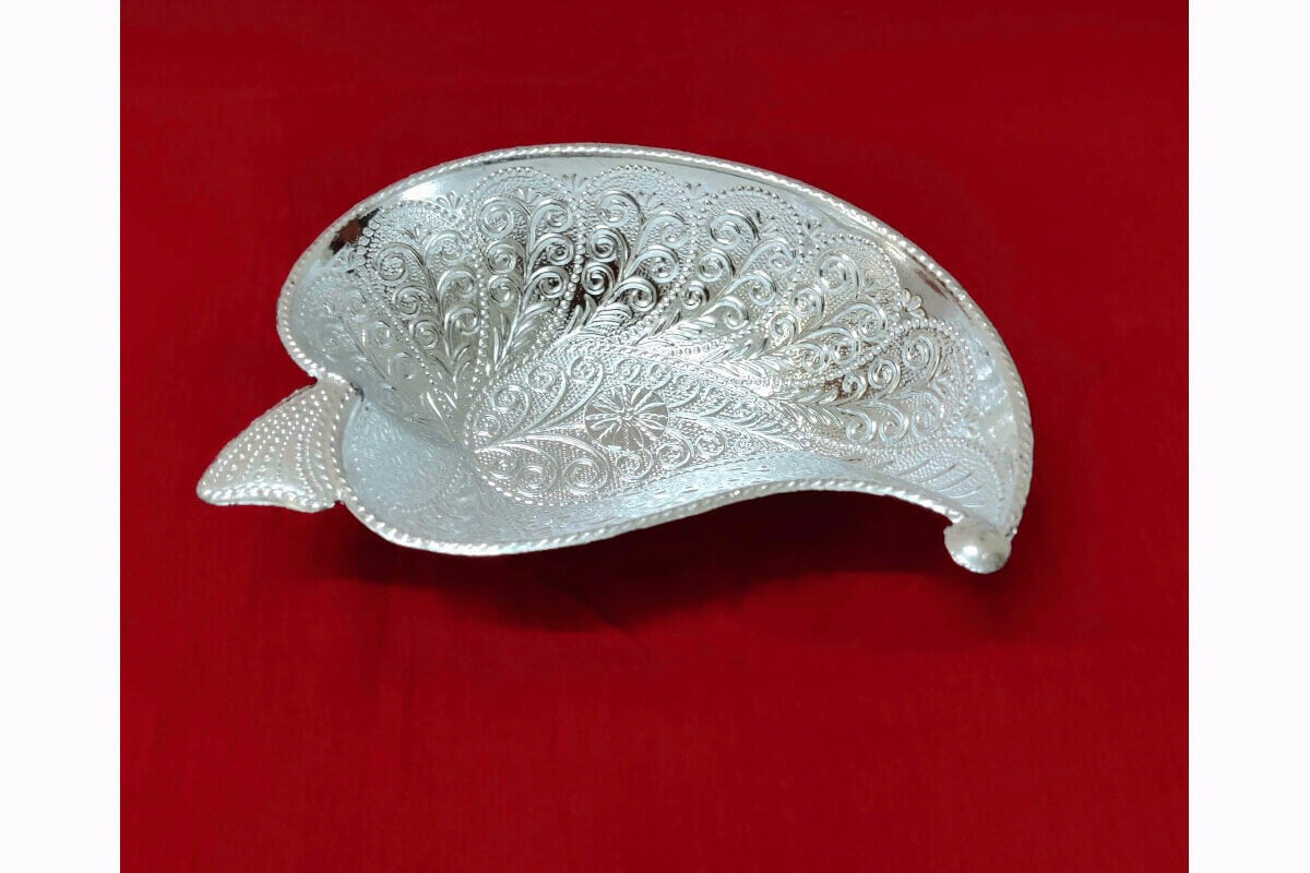 Silver plated Designer bowl - Dry Fruit