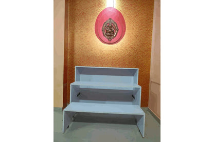 Drawer Style Wooden Golu Stand - Puja Celebrations