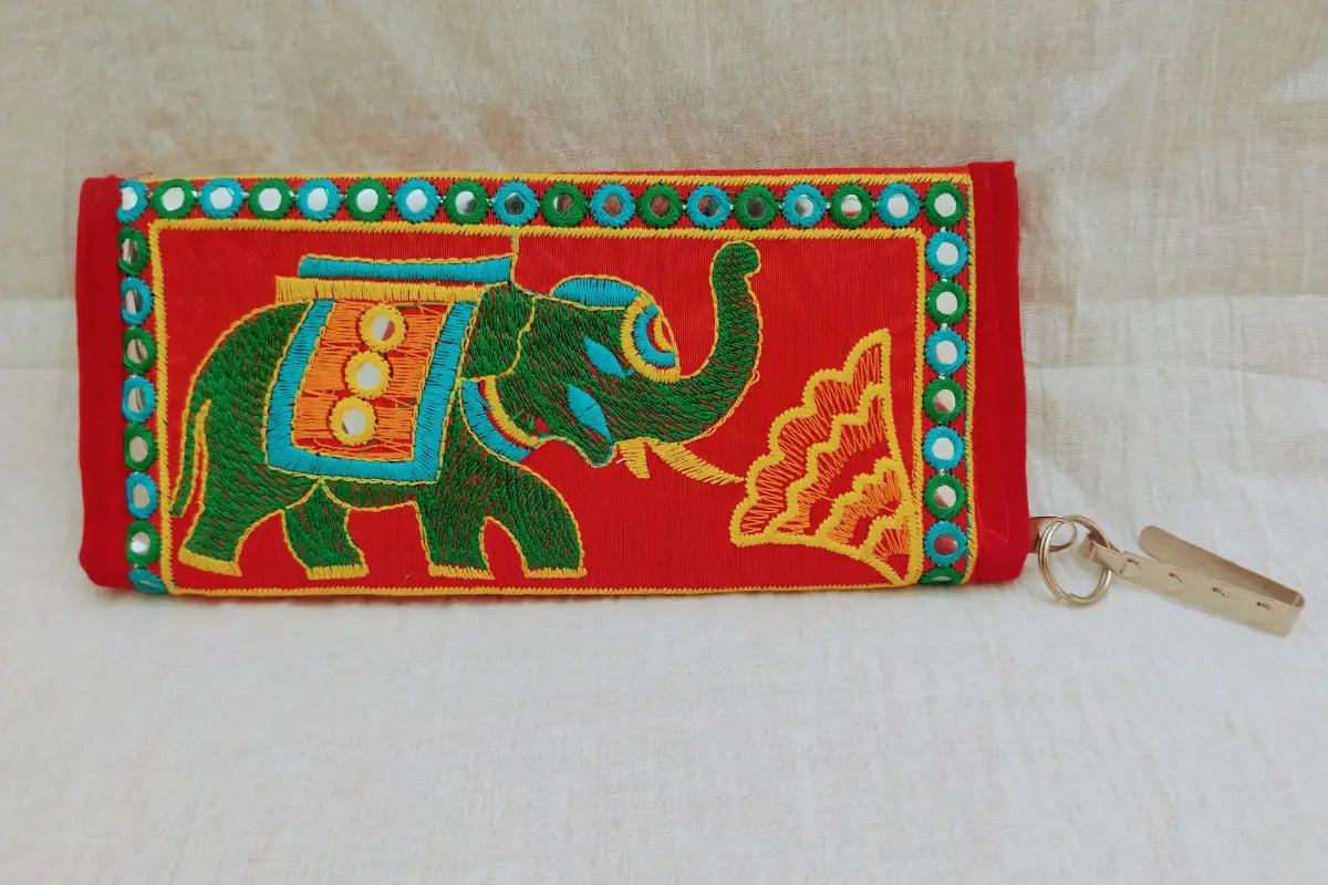 Embroidered Rajasthani Design with Gotta Patti Zari and Mirror Work Handmade