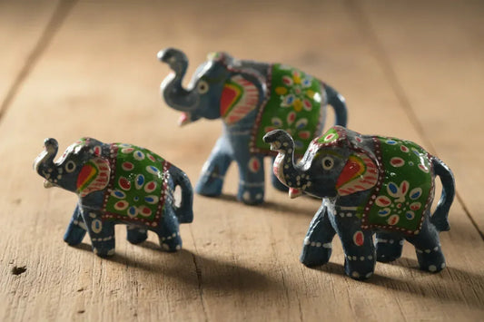 Elephant Set of 3 - Puja Celebrations