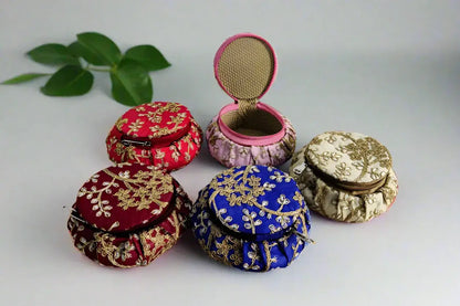 Embroidered-bangle-box-in-red-and-gold-floral-design