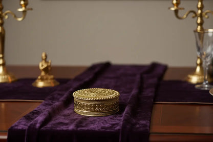 Gold Fiber Gift Box for Navaratri Golu Return Gifts