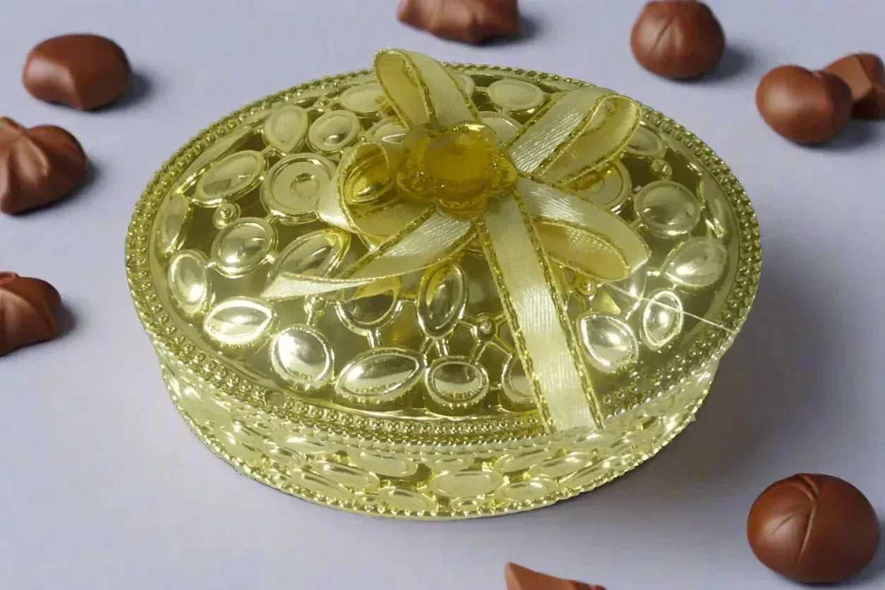 Fiber Gift Box Oval - return gifts - Puja Celebrations