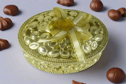 Fiber Gift Box Oval - return gifts - Puja Celebrations