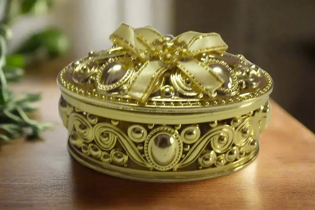 Fiber Gift Box Oval - Puja Celebrations