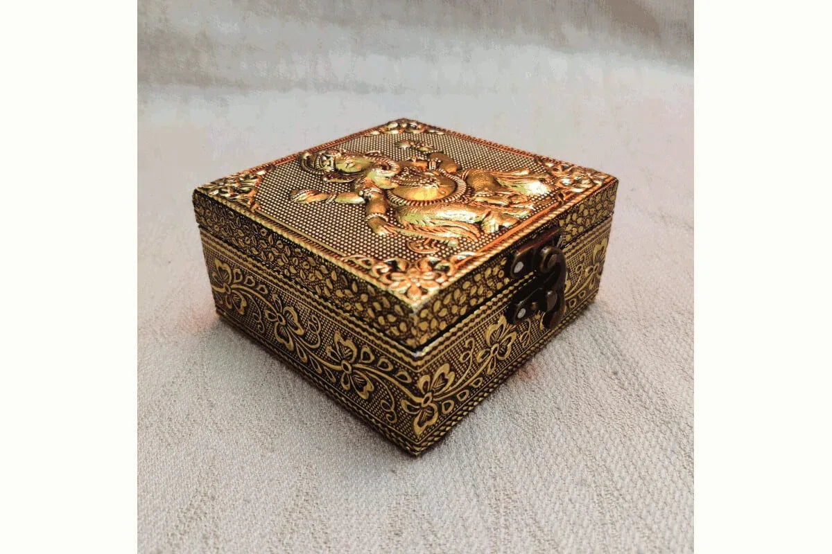 Embossed Jewel Box - Puja Celebrations