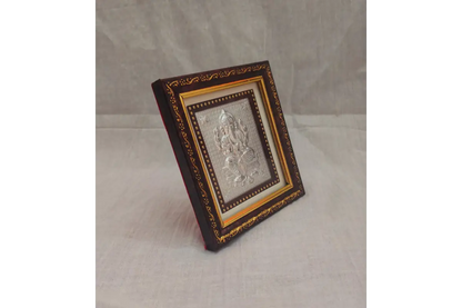 Side View of Silver Ganesha Frame