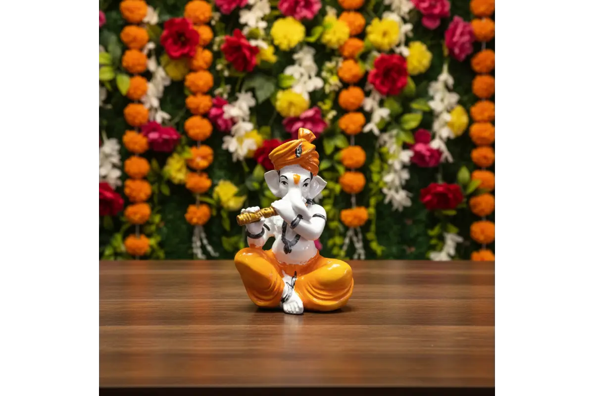 Ganesha Playing Flute