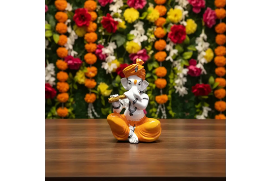 Ganesha Playing Flute