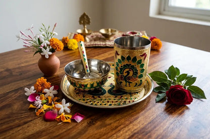 Meenakari Divine Bhog Set