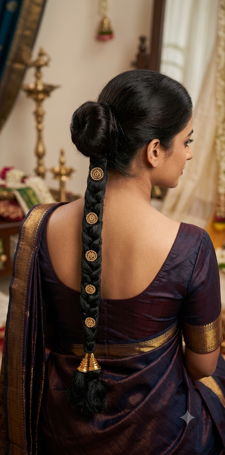 Devi Amman Lakshmi Jadai Plait