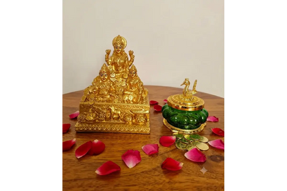 Kubera Lakshmi Statue With Pot