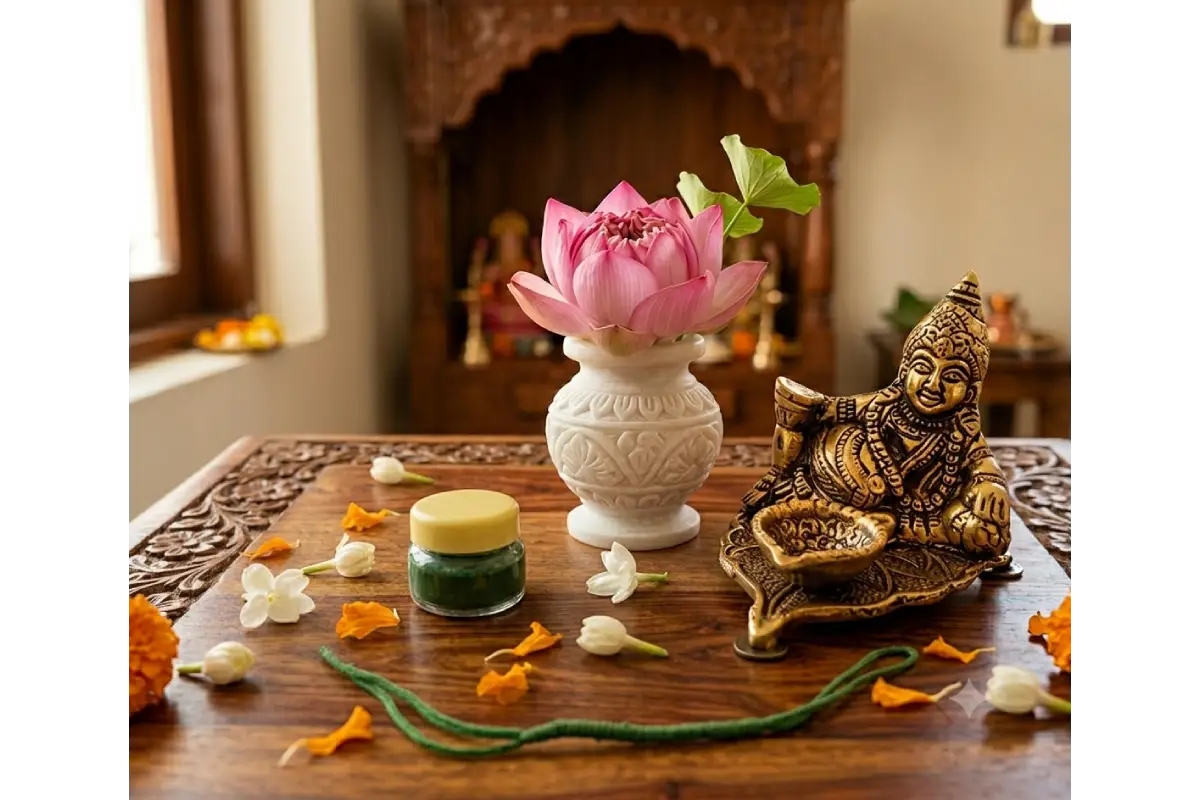Divya Sakthi Kubera Diya Kumkum Set