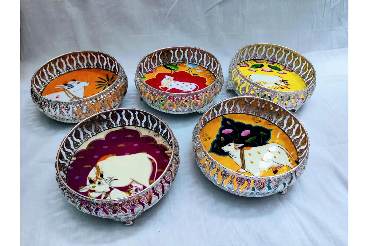 German_Silver_Trays -  Return Gifts For Pooja