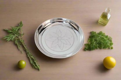 German Silver Plate - Puja Celebrations