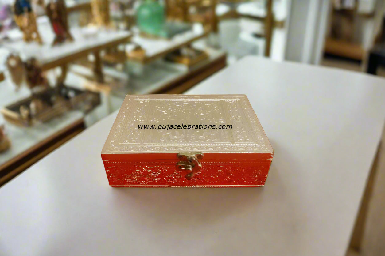 Gold Finish Jewel Box 7x5