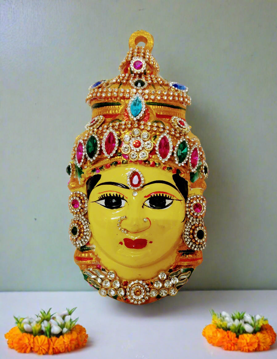 Gowri devi face decorated