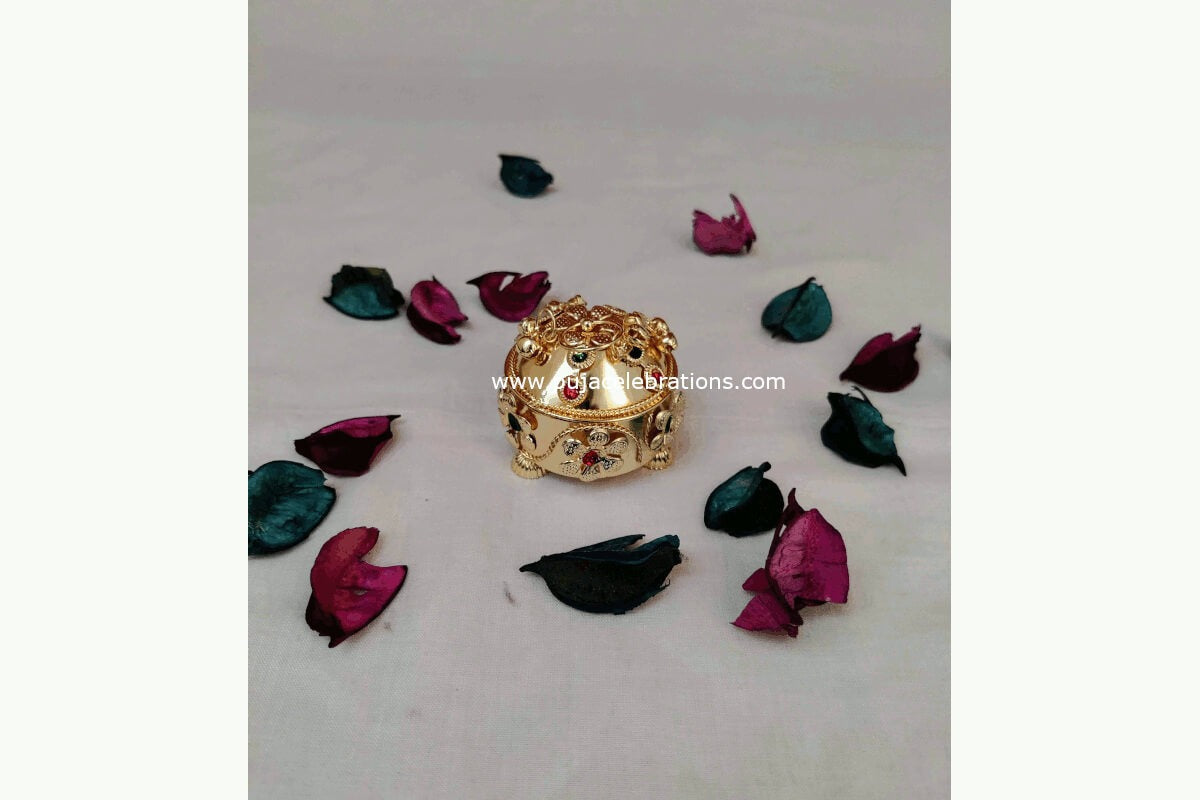 Gungroo Kumkum Box Medium, Seemantham Return Gifts