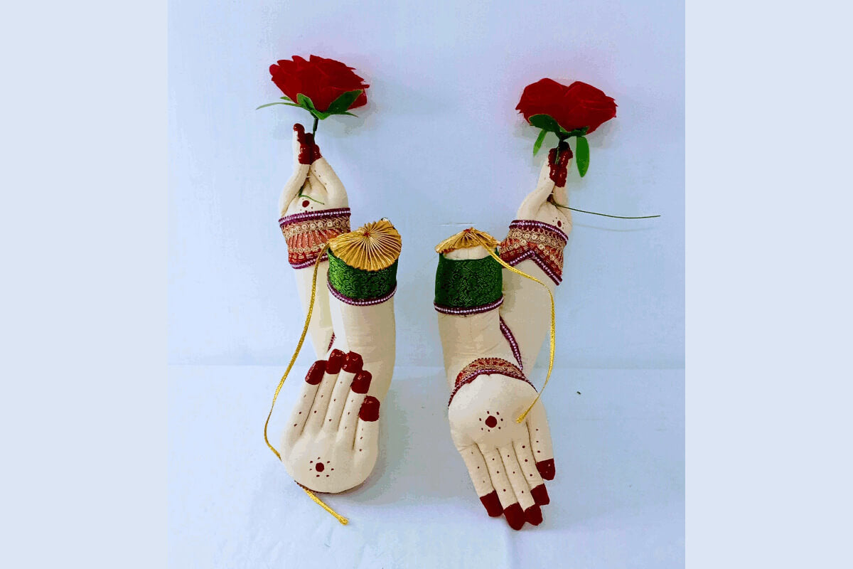 Paadham with 4 Hands Set