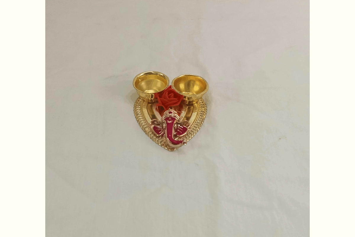 Ganesha With Kumkum Cups
