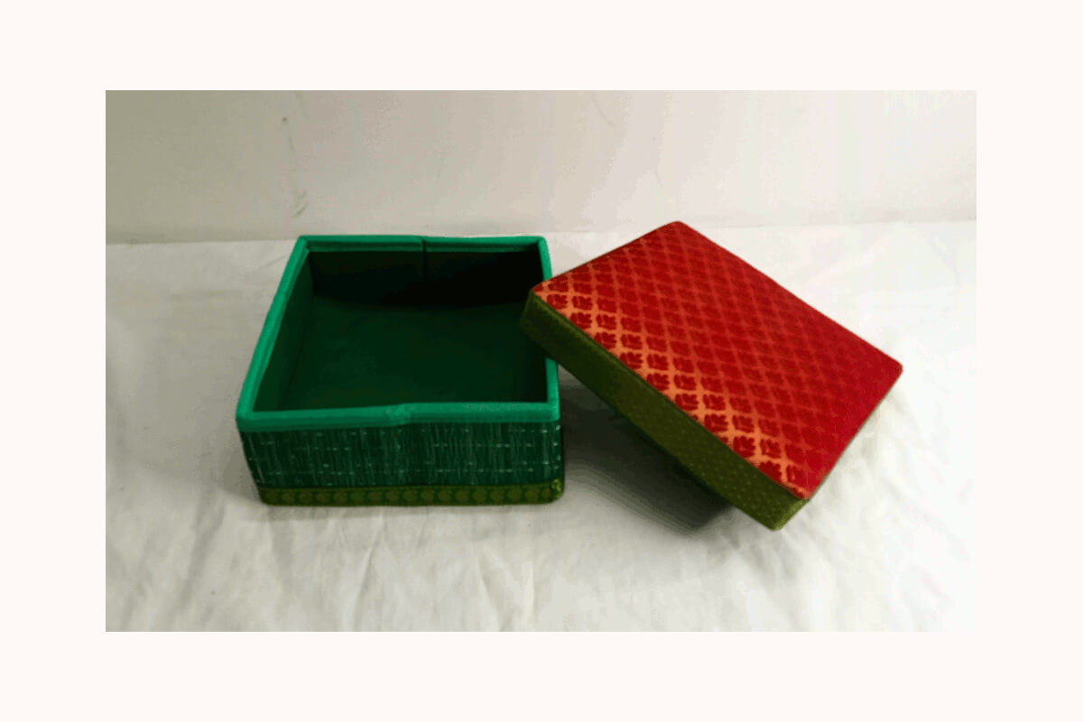 Square Brocade Korai Box