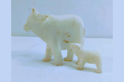Marble Cow and Calf