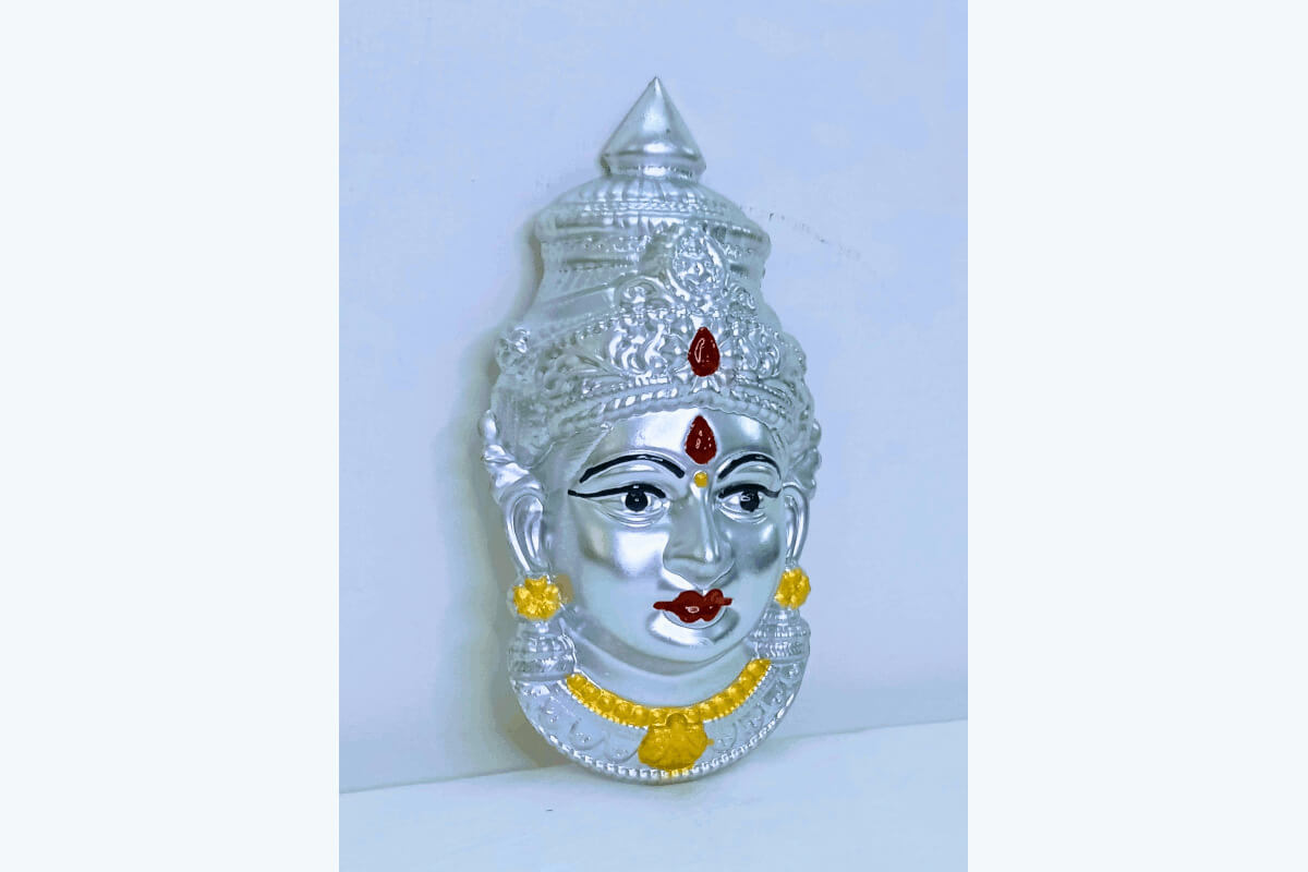 Gowri Devi Face German Silver