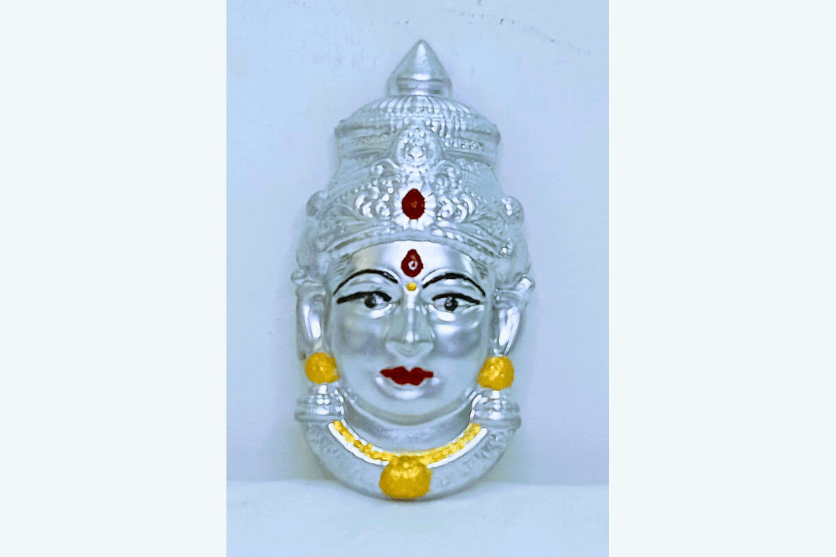 Gowri Devi Face German Silver