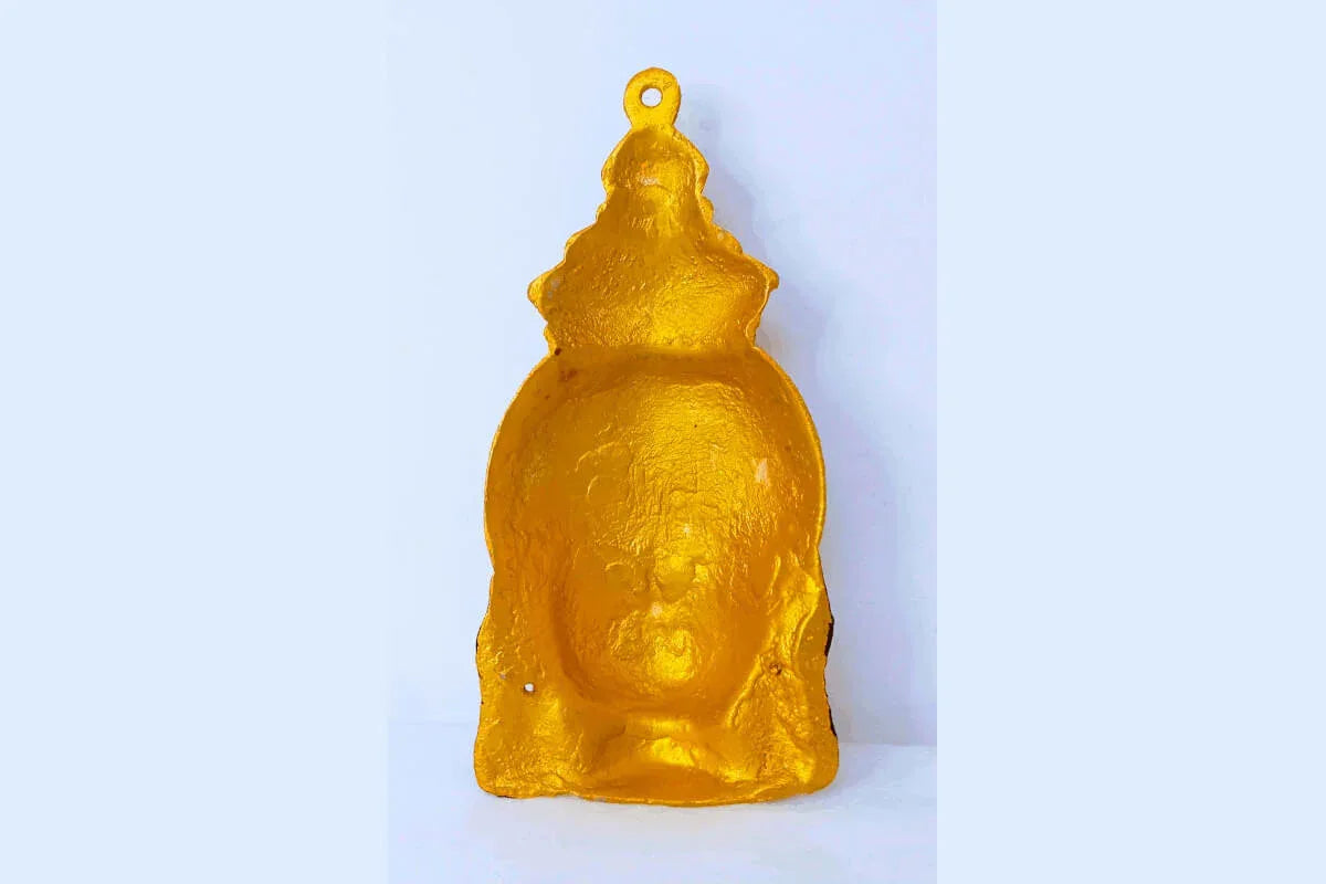 Varalakshmi Devi Amman Yellow Face Mukhvada - Puja Celebrations