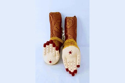 Decorated Pattu Zari Hastham Paadham