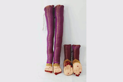 Decorated Pattu Zari Hastham Paadham