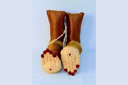 Decorated Pattu Zari Hastham Paadham