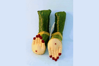 Decorated Pattu Zari Hastham Paadham