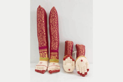 Decorated Pattu Zari Hastham Paadham