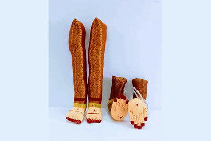 Decorated Pattu Zari Hastham Paadham