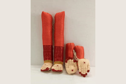 Decorated Pattu Zari Hastham Paadham