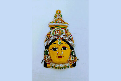 Lakshmi Amman Devi Decorated Face
