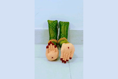 Decorated Pattu Zari Hastham Paadham