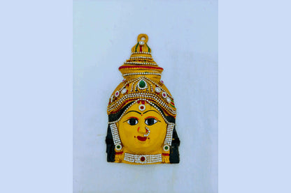 Lakshmi Amman Devi Decorated Face