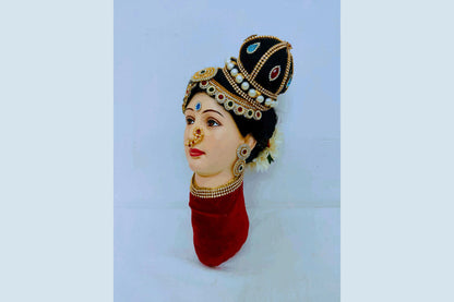 Lakshmi Devi Decorated Doll Face