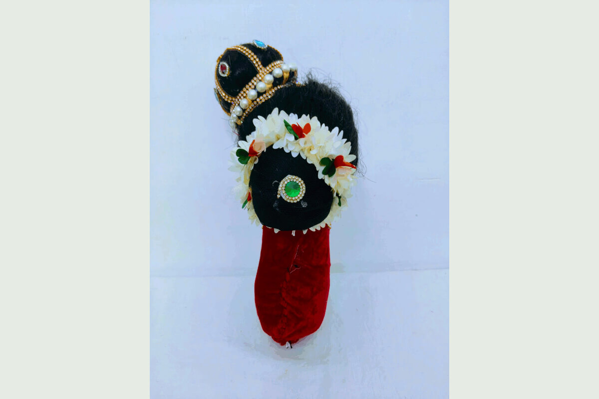 Lakshmi Devi Decorated Doll Face