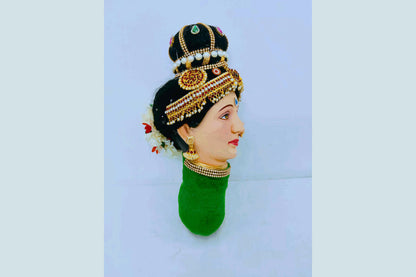 Lakshmi Devi Decorated Doll Face